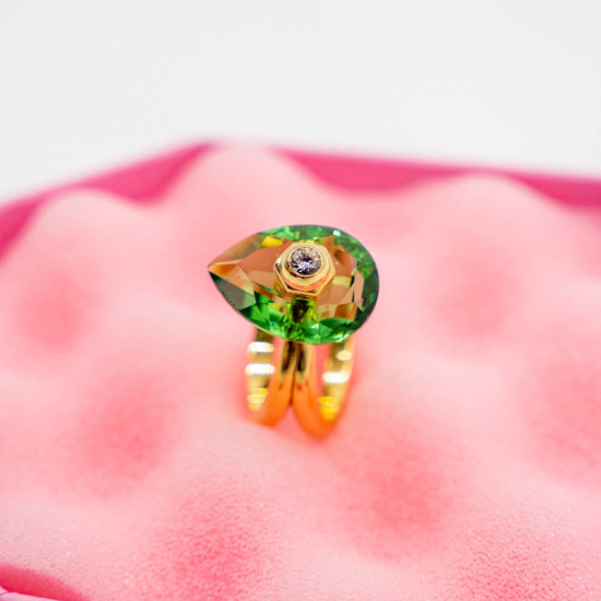 SWAROVSKI INEL NUMINA - CRISTAL VERDE