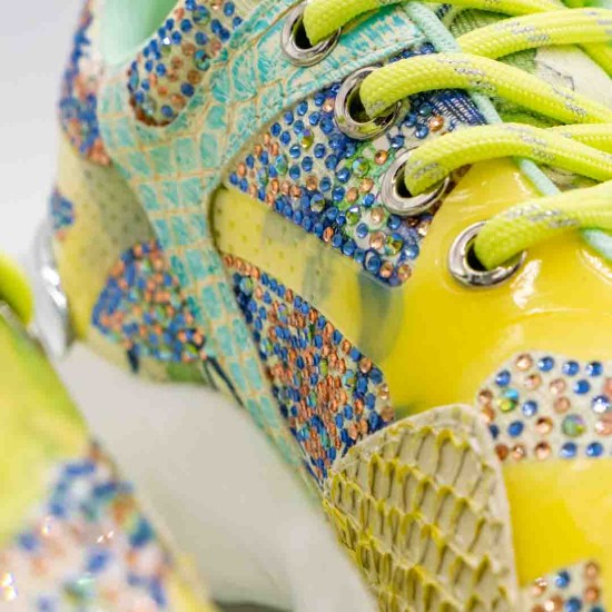 JOIA PARIS SNEAKERS DAMĂ - JEWEL YELLOW-BLUE