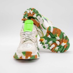 JOIA PARIS SNEAKERS DAMĂ - JEWEL WHITE-GREEN