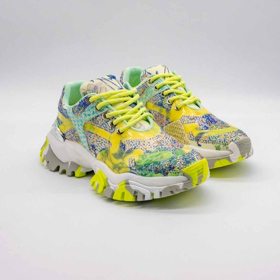 JOIA PARIS SNEAKERS DAMĂ - JEWEL YELLOW-BLUE