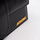 JACQUEMUS LE GRAND BAMBINO TOTE BAG BLACK