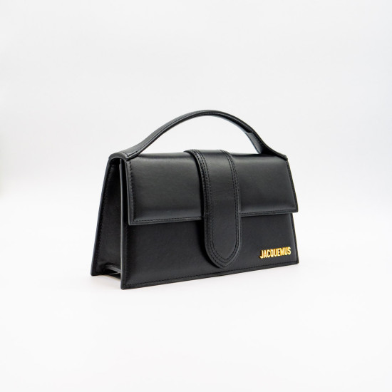 JACQUEMUS LE GRAND BAMBINO TOTE BAG BLACK