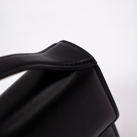 JACQUEMUS LE GRAND BAMBINO TOTE BAG BLACK