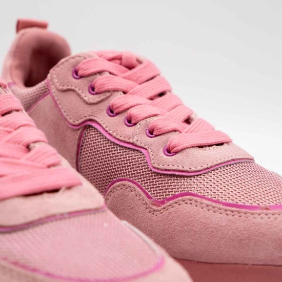 LIU JO MAXI WONDER SNEAKERS DAMĂ PINK RAY
