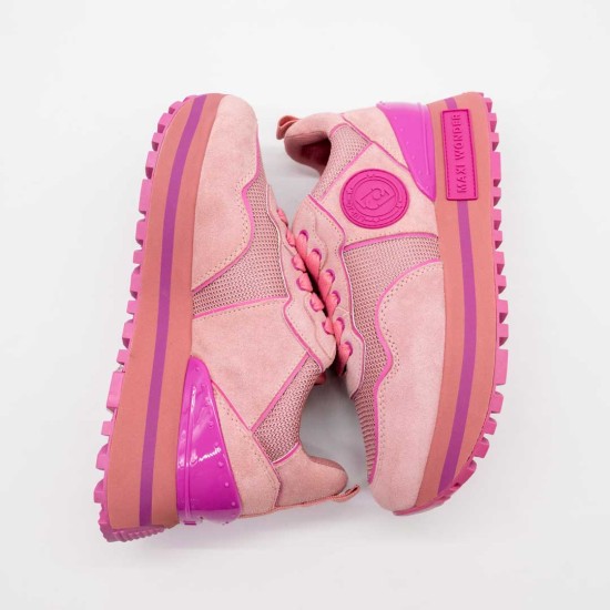 LIU JO MAXI WONDER SNEAKERS DAMĂ PINK RAY