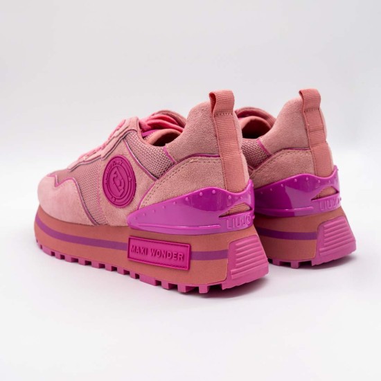 LIU JO MAXI WONDER SNEAKERS DAMĂ PINK RAY
