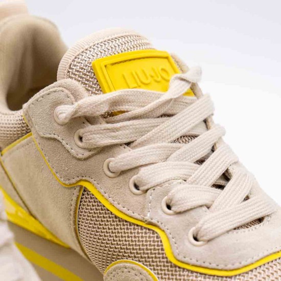 LIU JO MAXI WONDER SNEAKERS SAND