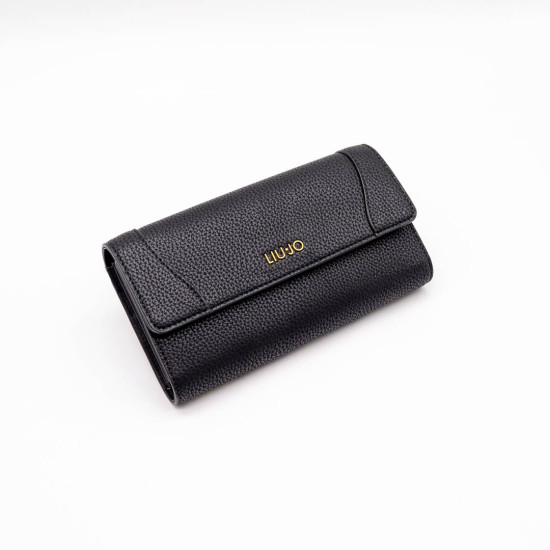 LIU JO PORTOFEL XL TRIFOLD NEGRU