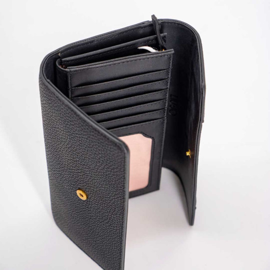 LIU JO PORTOFEL XL TRIFOLD NEGRU
