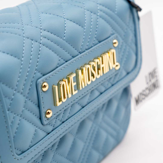 LOVE MOSCHINO BAG BLUE COLOR