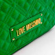 LOVE MOSCHINO QUILTED LOGO-PLAQUE SHOULDER BAG