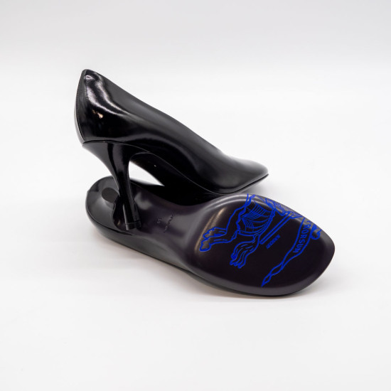 BURBERRY PANTOFI CLASICI - PIELE NATURALĂ - NEGRI - TOC 85MM