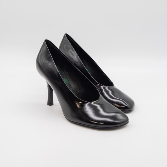 BURBERRY PANTOFI CLASICI - PIELE NATURALĂ - NEGRI - TOC 85MM