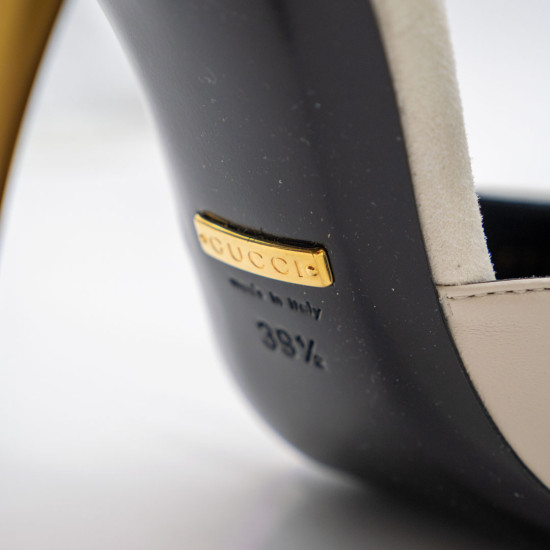 GUCCI ANKLE-CUFF PANTOFI DAMĂ ALBI