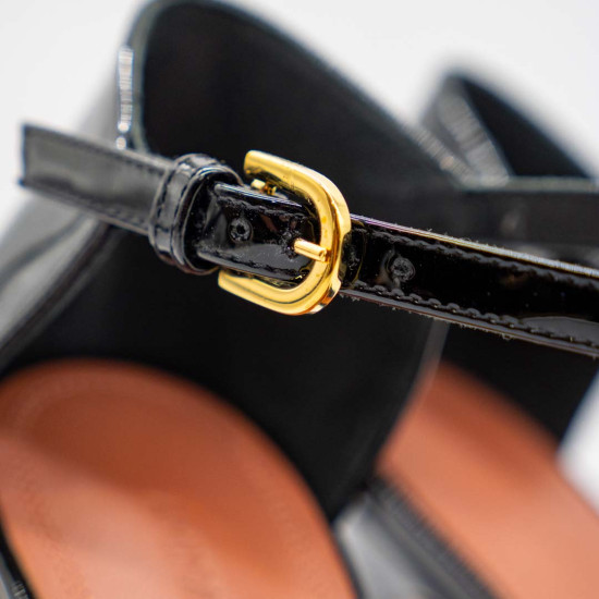 AMINA MUADDI PANTOFI CU PLATFORMĂ ANGELICA - NEGRI