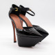 AMINA MUADDI PANTOFI CU PLATFORMĂ ANGELICA - NEGRI