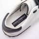 DOLCE & GABBANA PORTOFINO SNEAKERS - ALBI - PIELE NATURALĂ