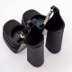 VERSACE MEDUSA AEVITAS PLATFORM PUMPS BLACK 