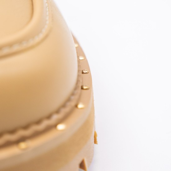 PATRIZIA PEPE - LOAFERS DAMĂ BEJ