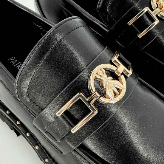 PATRIZIA PEPE MOCASINI DAMĂ NEGRI