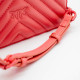 PINKO LOVE CLICK MINI MESSENGER BAG DIN PIELE NAPPA ROZ