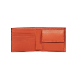 DSQUARED NATURAL LEATHER WALLET WITH COIN CASE