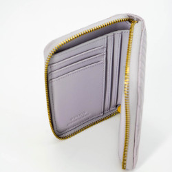 PINKO PORTOFEL PIELE NATURALĂ - GRIGIO PERLA