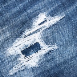 DSQUARED2 DISTRESSED COTTON JEANS