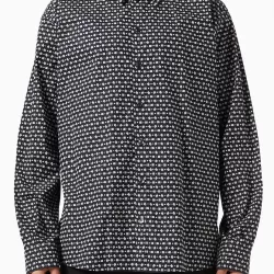 DOLCE & GABBANA ALL-OVER LOGO-PRINT OVERSIZED SHIRT IN COTTON-POPLIN DOLCE & GABBANA ALL-OVER LOGO-PRINT OVERSIZED SHIRT IN COTTON-POPLIN