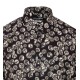 DOLCE & GABBANA COINT PRINT MARTINI SHIRT IN BLACK