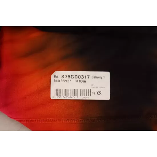 DSQUARED D2 FLAME CROP BOXY T