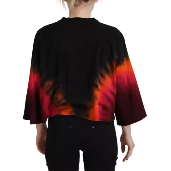 DSQUARED D2 FLAME CROP BOXY T