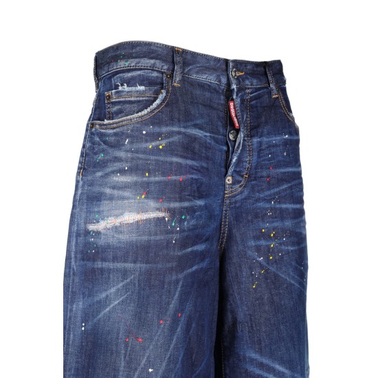 DSQUARED DARK BOB WASH TRAVEL JEANS