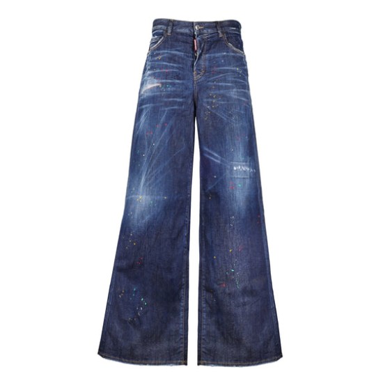 DSQUARED DARK BOB WASH TRAVEL JEANS