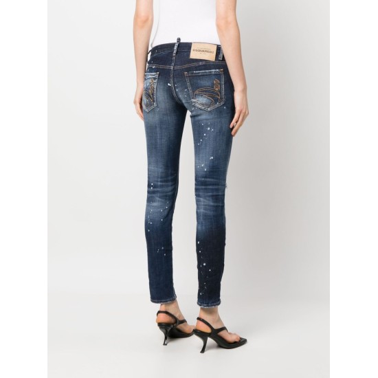 DSQUARED JENNIFER STRETCH DENIM JEANS