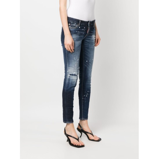 DSQUARED JENNIFER STRETCH DENIM JEANS