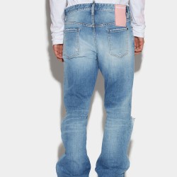 DSQUARED LIGHT SUNSET WASH ROADIE JEANS