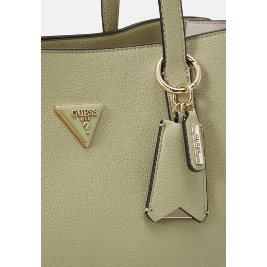 GUESS MERIDIAN GIRLFRIEND TOTE - HANDBAG - SAGE