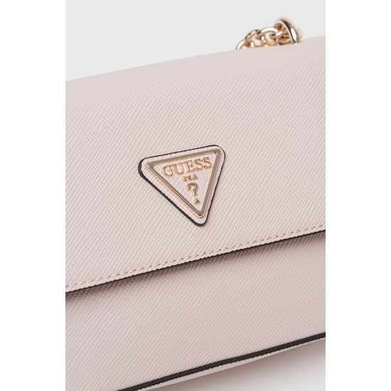 GUESS – GEANTĂ MINI ROZ CU LANT AURIU