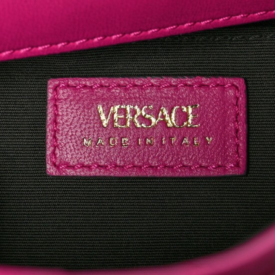 VERSACE NAPPA QUILTED SMALL MEDUSA CHAIN CROSSBODY - ROZ