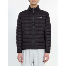PALM ANGELS BLACK JACKET CLASSIC LOGO – GEACĂ NEAGRĂ BĂRBAȚI 