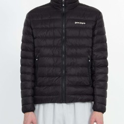 PALM ANGELS BLACK JACKET CLASSIC LOGO – GEACĂ NEAGRĂ BĂRBAȚI PALM ANGELS BLACK JACKET CLASSIC LOGO – GEACĂ NEAGRĂ BĂRBAȚI