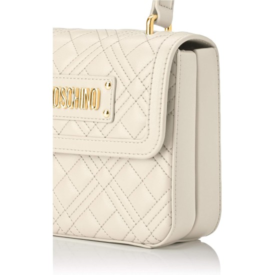 LOVE MOSCHINO QUILTED MINI - BEIGE