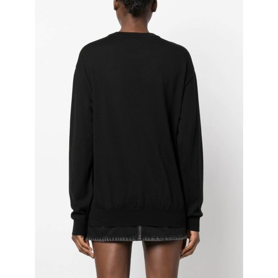JUMPER MOSCHINO "FANTASY" BLACK JUMPER MOSCHINO "FANTASY" BLACK