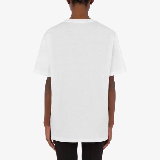 T-SHIRT MOSCHINO "INFLATABLE TEDDY BEAR" WHITE