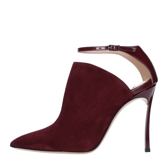CASADEI PANTOFI BURGUNDY DÉCOLLETÉ BLADE