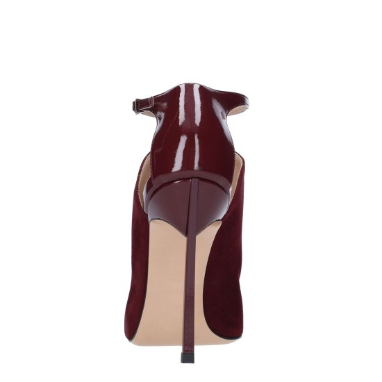 CASADEI PANTOFI BURGUNDY DÉCOLLETÉ BLADE