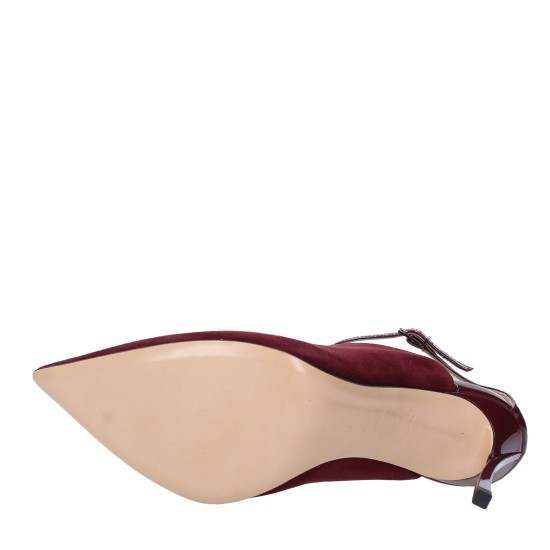 CASADEI PANTOFI BURGUNDY DÉCOLLETÉ BLADE
