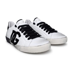 DOLCE&GABBANA LEATHER SNEAKERS