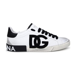 DOLCE&GABBANA LEATHER SNEAKERS